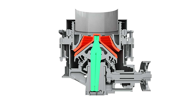 彈簧圓錐破碎機工作原理